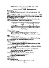 Đề kiểm tra khảo sát chất lượng học kì I Địa lí lớp 8 - Năm học 2015-2016